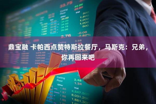 鼎宝融 卡帕西点赞特斯拉餐厅，马斯克：兄弟，你再回来吧