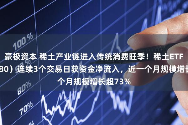 豪极资本 稀土产业链进入传统消费旺季！稀土ETF（516780）连续3个交易日获资金净流入，近一个月规模增长超73%